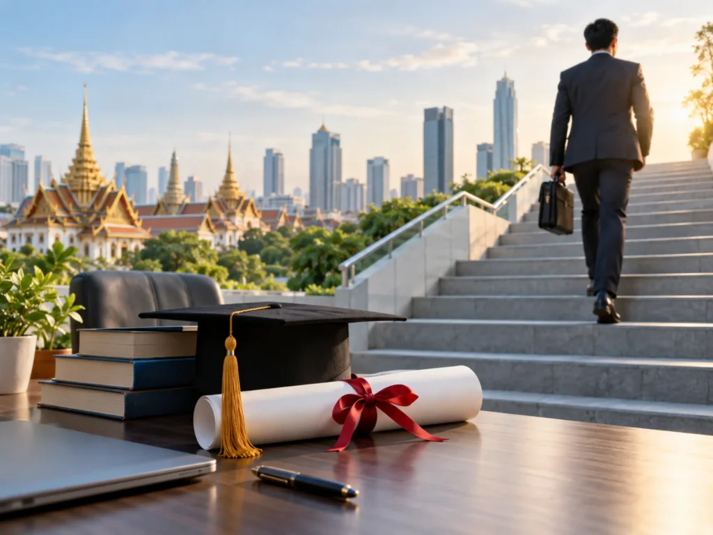 จบ ม.6 เรียนต่ออะไรได้บ้าง? รวมเส้นทางเรียนต่อและทางเลือกหลังมัธยม 3 08 education qualification Horizontal