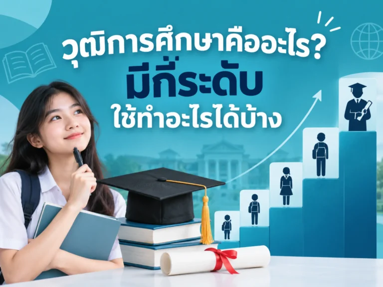 วุฒิการศึกษาคืออะไร? มีกี่ระดับ ใช้ทำอะไรได้บ้าง