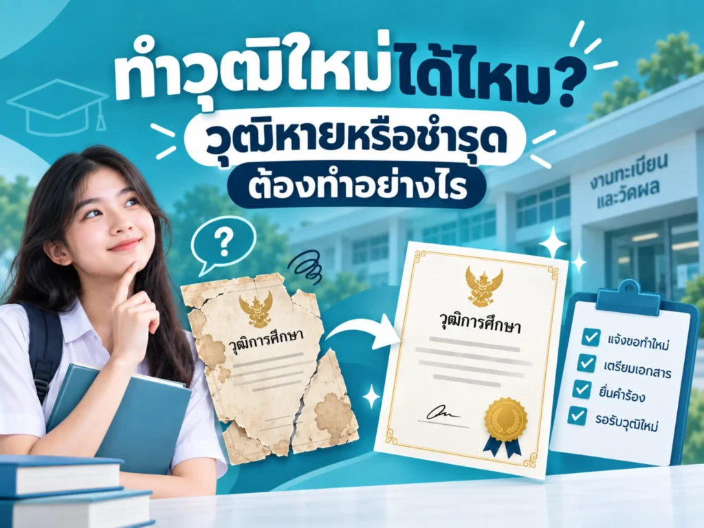 บริการรับทำวุฒิการศึกษา เทียบวุฒิ ตรวจสอบวุฒิ และให้คำแนะนำเรื่องเอกสารการศึกษา