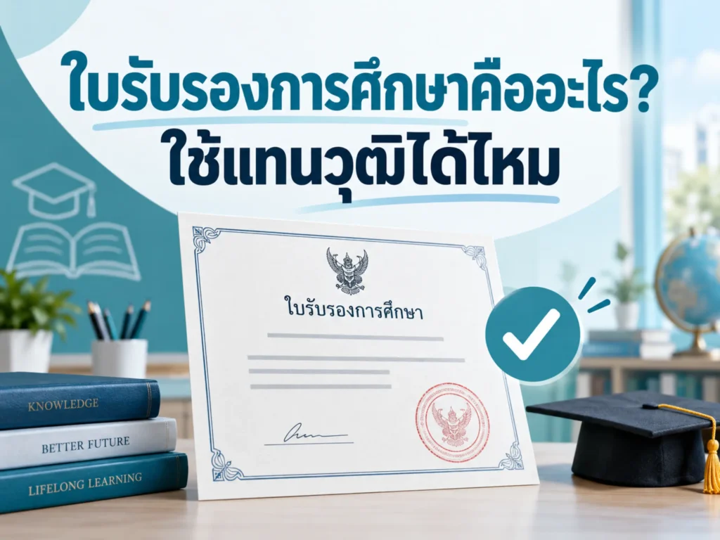 บริการรับทำวุฒิการศึกษา เทียบวุฒิ ตรวจสอบวุฒิ และให้คำแนะนำเรื่องเอกสารการศึกษา